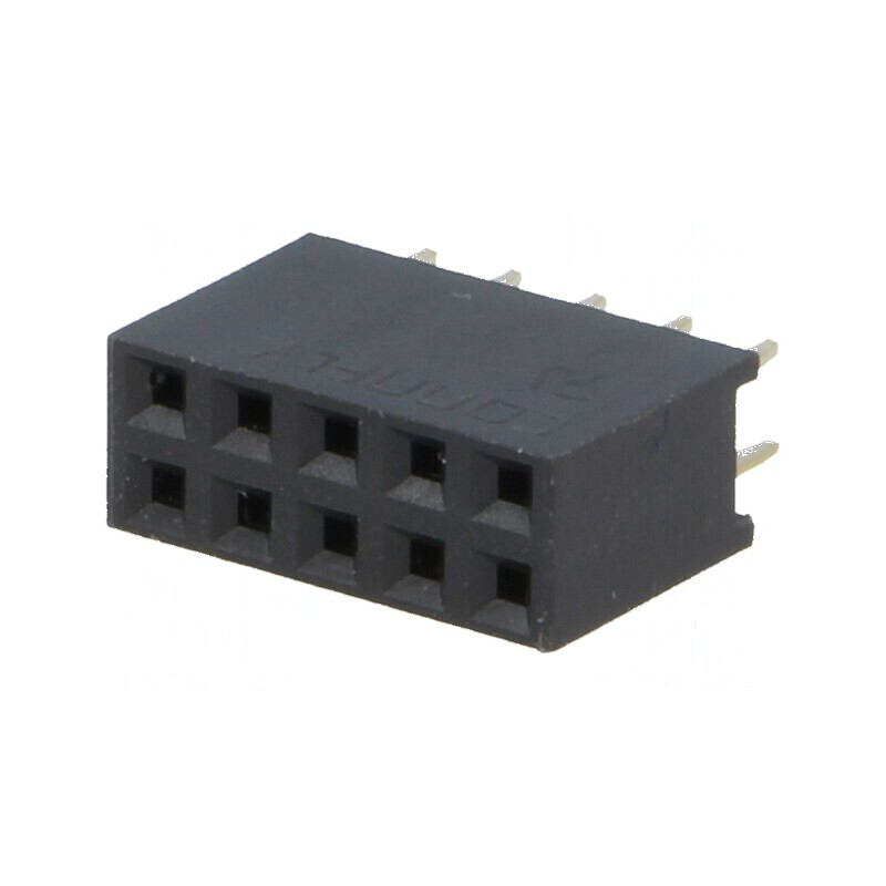 Conector şiruri pini soclu mamă 10 PIN 2,54mm THT 2x5 | Electronic-mag.ro | Componente Electronice Conector şiruri pini soclu mamă 10 PIN 2,54mm THT 2x5 | Electronic-mag.ro | Componente Electronice