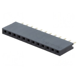 Conector şiruri pini soclu mamă 12 pini 2,54mm THT 1x12 | Electronic-mag.ro | Componente Electronice