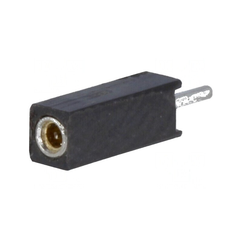 Conector şiruri pini soclu mamă 1 contact întors THT | Electronic-mag.ro | Componente Electronice