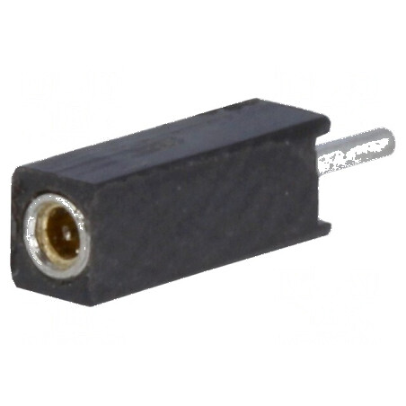 Conector şiruri pini soclu mamă 1 contact întors THT | Electronic-mag.ro | Componente Electronice