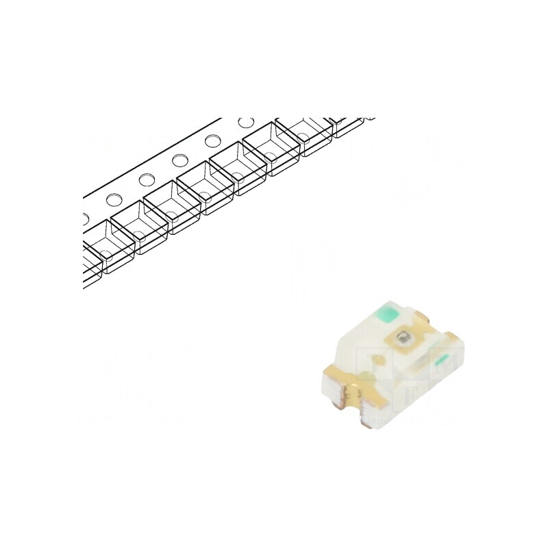 LED SMD 2012 galben-verde 22-31mcd 2x1,25x1,2mm 140° 20mA | Electronic-mag.ro | Componente Electronice