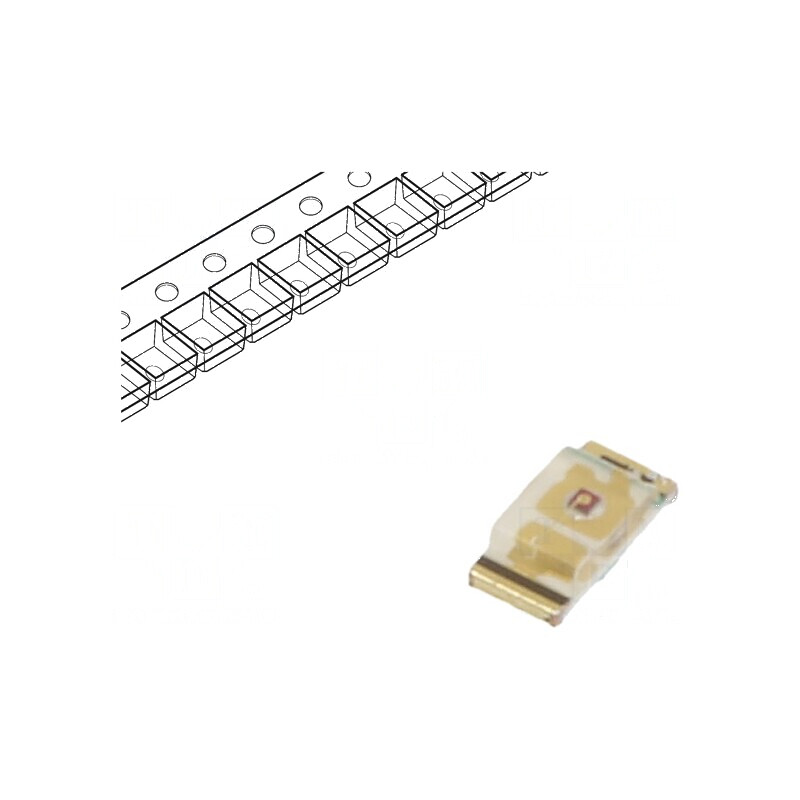 LED SMD roșie 25÷80mcd 1,6x0,8x0,4mm 120° 10mA λd: 625÷635nm | Electronic-mag.ro | Componente Electronice LED SMD roșie 25÷80mcd 1,6x0,8x0,4mm 120° 10mA λd: 625÷635nm | Electronic-mag.ro | Componente Electronice