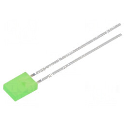 LED dreptunghiular galben-verde 7x5x2mm 4÷8mcd 170° 20mA | Electronic-mag.ro | Componente Electronice