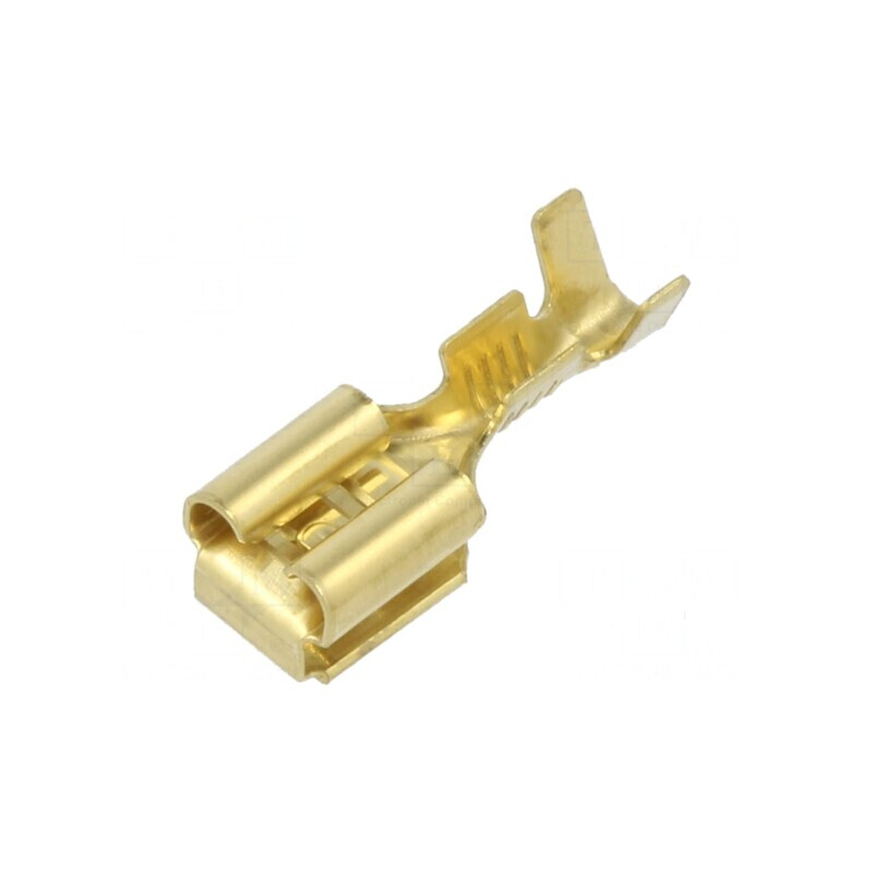 Terminal plat 6,3mm 0,8mm mamă/tată 1÷2,5mm² crimpat alamă | Electronic-mag.ro | Componente Electronice Terminal plat 6,3mm 0,8mm mamă/tată 1÷2,5mm² crimpat alamă | Electronic-mag.ro | Componente Electronice