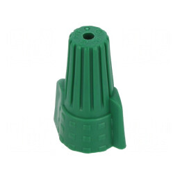 Conector cu eliberare rapidă Twist Splice 14AWG÷10AWG verde | Electronic-mag.ro | Componente Electronice