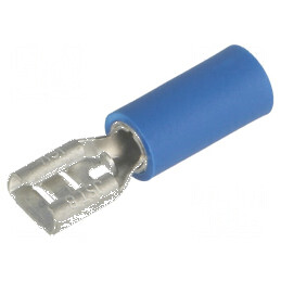 Terminal plat 4,8mm mamă 1÷2,5mm² crimpat pe cablu | Electronic-mag.ro | Componente Electronice