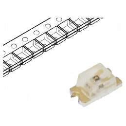LED SMD 0603 galben-verde 18mcd 1,6x0,8mm 130° 2V | Electronic-mag.ro | Componente Electronice