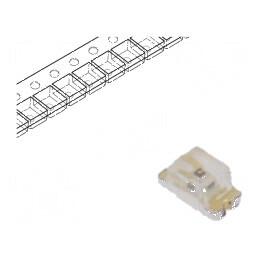 LED SMD 0603 galben 28-180mcd 1,6x0,8x0,8mm 65° 1,8-2,4V | Electronic-mag.ro | Componente Electronice