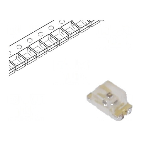 LED SMD 0603 galben 28-180mcd 1,6x0,8x0,8mm 65° 1,8-2,4V | Electronic-mag.ro | Componente Electronice