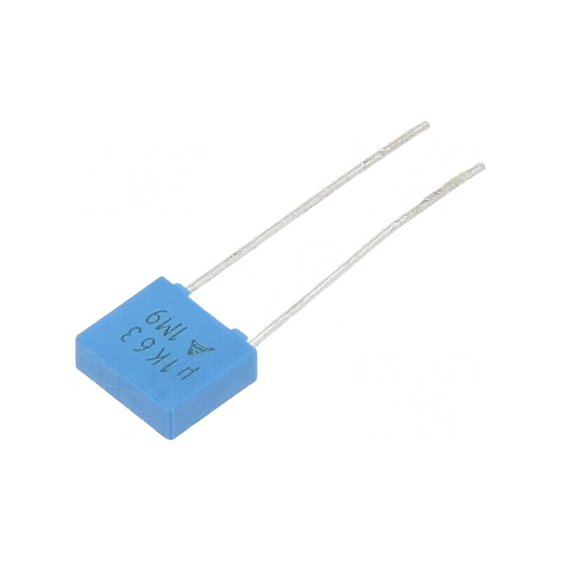 Condensator poliester 0,1uF 40VAC 63VDC 5mm THT ±10% | Electronic-mag.ro | Componente Electronice
