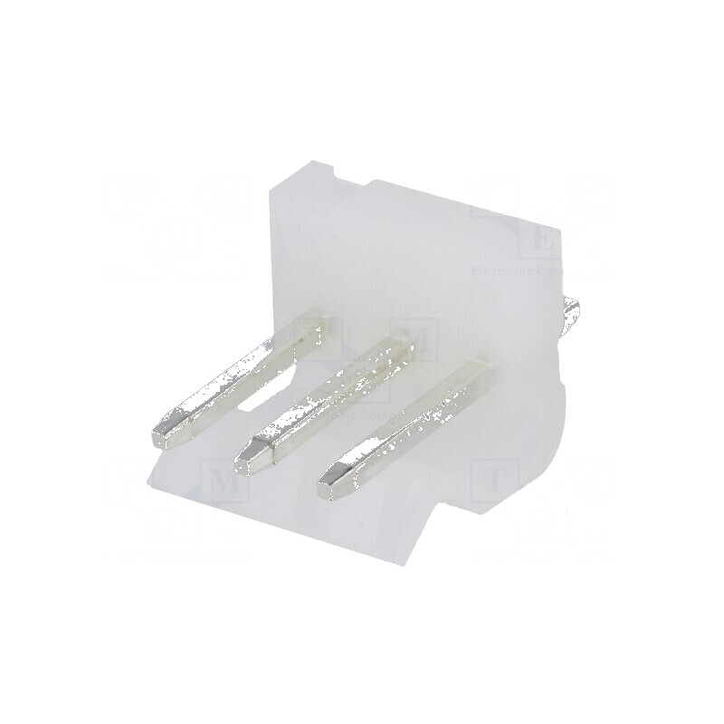 Conector cablu-placă soclu tată 3,96mm PIN 3 THT 250V 7A | Electronic-mag.ro | Componente Electronice