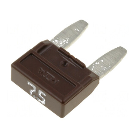Siguranţă auto 7,5A 32VDC 11,9mm MINIVAL | Electronic-mag.ro | Componente Electronice