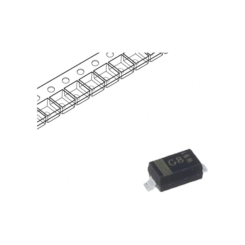Diodă Schottky SMD 100V 0,25A SOD123 | Electronic-mag.ro | Componente Electronice