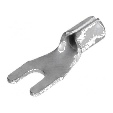 Vârf furcă M2,5 neizolat cupru pentru cablu 0,25-1,5mm2 | Electronic-mag.ro | Componente Electronice