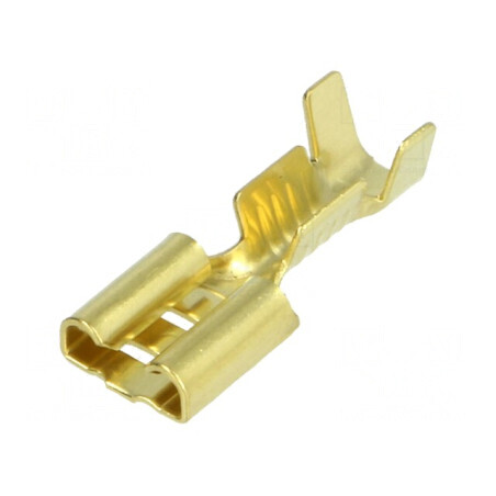 Terminal plat 6,3mm mamă crimpat 1÷2,5mm2 | Electronic-mag.ro | Componente Electronice