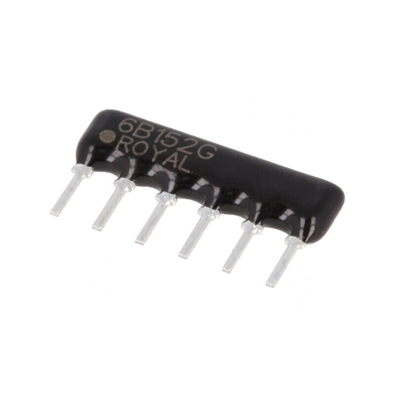 Rezistor multipolar Y THT 1,5kΩ ±2% 0,2W 3 rezistori 100V | Electronic-mag.ro | Componente Electronice