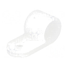 Clipsuri tip P pentru cabluri Ø8,3mm natural | Electronic-mag.ro | Componente Electronice