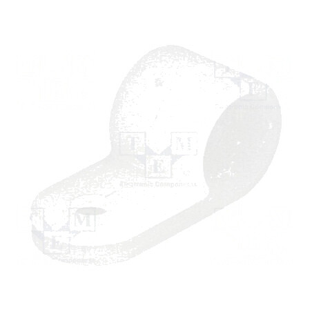 Clipsuri tip P pentru cabluri Ø8,3mm natural | Electronic-mag.ro | Componente Electronice