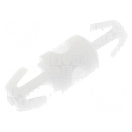 Distanțier PCB poliamidă 5mm clichet natural | Electronic-mag.ro | Componente Electronice
