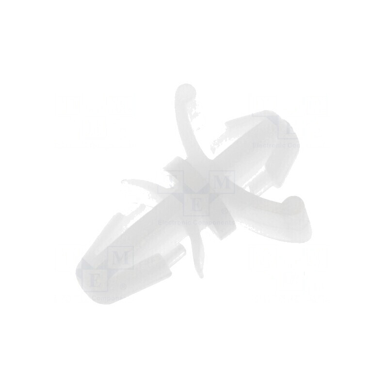 Distanţier PCB poliamidă 3,2mm clichet naturală | Electronic-mag.ro | Componente Electronice