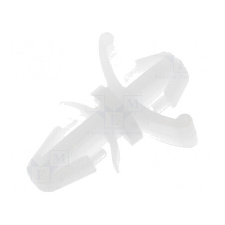 Distanţier PCB poliamidă 3,2mm clichet naturală | Electronic-mag.ro | Componente Electronice