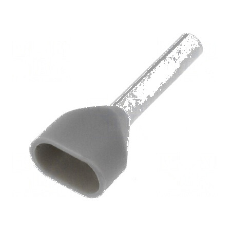 Vârf tub de capăt izolată dublă cupru 0,75mm² 10mm cositorit | Electronic-mag.ro | Componente Electronice