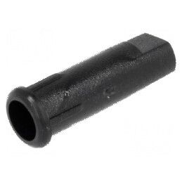 Montură LED 3mm monobloc neagră UL94V-2, 13,2mm | Electronic-mag.ro | Componente Electronice