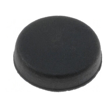 Picioruş autoadeziv negru din gumă 10,8mm x 10,2mm x 3mm | Electronic-mag.ro | Componente Electronice