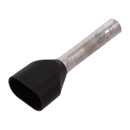 Vârf tub de capăt izolată dublă cupru 1,5mm² 12mm cositorit | Electronic-mag.ro | Componente Electronice