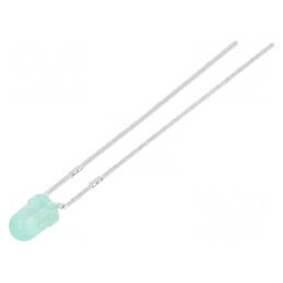 LED 3mm verde 50° convex 2 1,7-2,4VDC | Electronic-mag.ro | Componente Electronice
