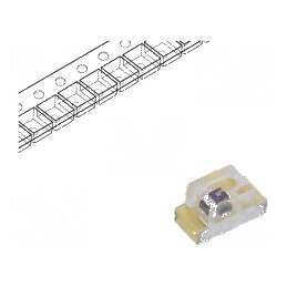 Emițător IR 1608 transparent 150° 940nm SMD 65mA | Electronic-mag.ro | Componente Electronice