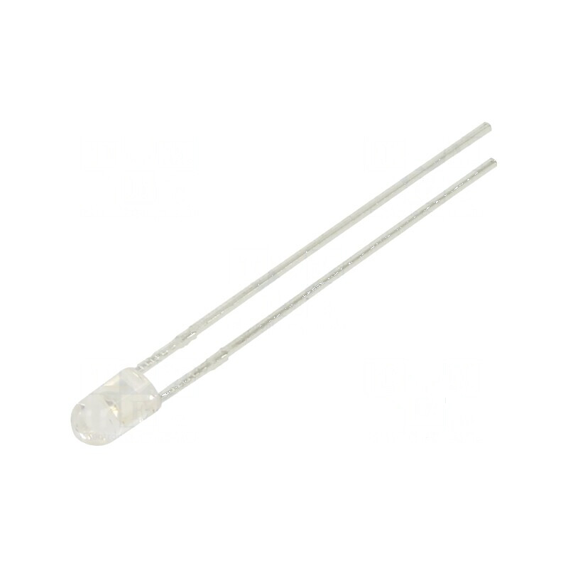 LED 3mm Albastru 5000mcd 25° Convex | Electronic-mag.ro | Componente Electronice