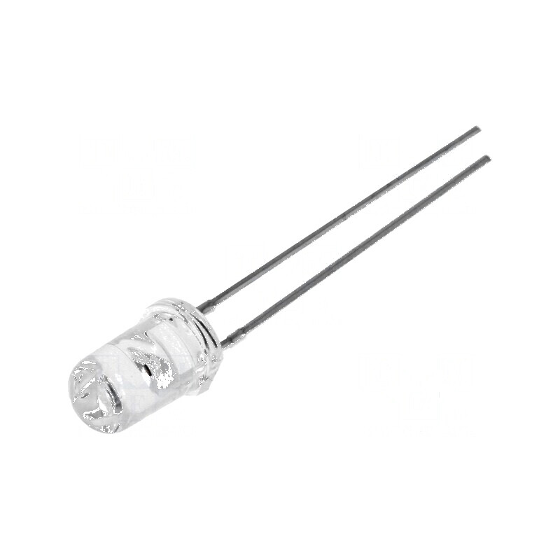 Emiţător IR 5mm 940nm 30° THT 100mW 20mA Transparent | Electronic-mag.ro | Componente Electronice