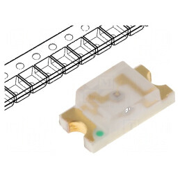 LED SMD 1206 roșie 20mA 120° 20-49mcd 3,2x1,6x1,1mm | Electronic-mag.ro | Componente Electronice