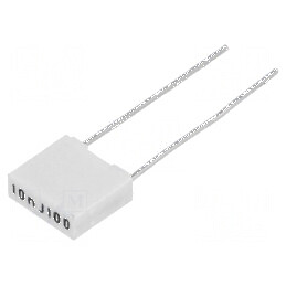 Condensator poliester 10nF 63VAC 100VDC 5mm ±5% -55÷105°C | Electronic-mag.ro | Componente Electronice