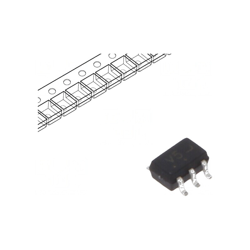 IC CMOS SMD SC88A 1 IN 1 OUT 2÷5,5VDC -55÷125°C | Electronic-mag.ro | Componente Electronice