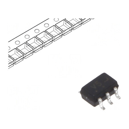 IC CMOS SMD SC88A 1 IN 1 OUT 2÷5,5VDC -55÷125°C | Electronic-mag.ro | Componente Electronice