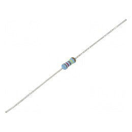 Rezistor thin film THT 1,21MΩ 600mW ±1% Ø2,5x6,5mm 50ppm/°C | Electronic-mag.ro | Componente Electronice
