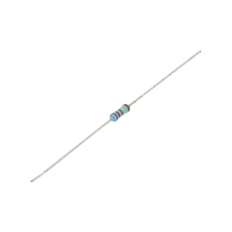 Rezistor thin film THT 1,21MΩ 600mW ±1% Ø2,5x6,5mm 50ppm/°C | Electronic-mag.ro | Componente Electronice Rezistor thin film THT 1,21MΩ 600mW ±1% Ø2,5x6,5mm 50ppm/°C | Electronic-mag.ro | Componente Electronice