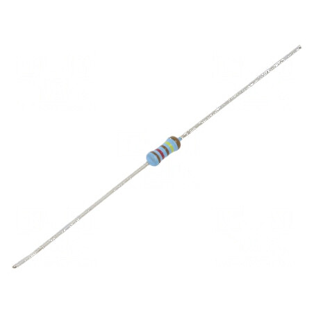 Rezistor thin film THT 1,21MΩ 600mW ±1% Ø2,5x6,5mm 50ppm/°C | Electronic-mag.ro | Componente Electronice