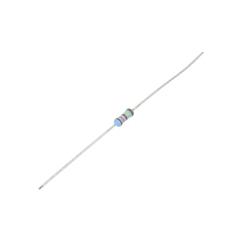 Rezistor thin film THT 2,32MΩ 600mW ±1% Ø2,5x6,5mm 50ppm/°C | Electronic-mag.ro | Componente Electronice Rezistor thin film THT 2,32MΩ 600mW ±1% Ø2,5x6,5mm 50ppm/°C | Electronic-mag.ro | Componente Electronice