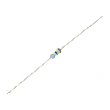 Rezistor thin film THT 3,9MΩ 600mW ±1% Ø2,5x6,5mm 50ppm/°C | Electronic-mag.ro | Componente Electronice