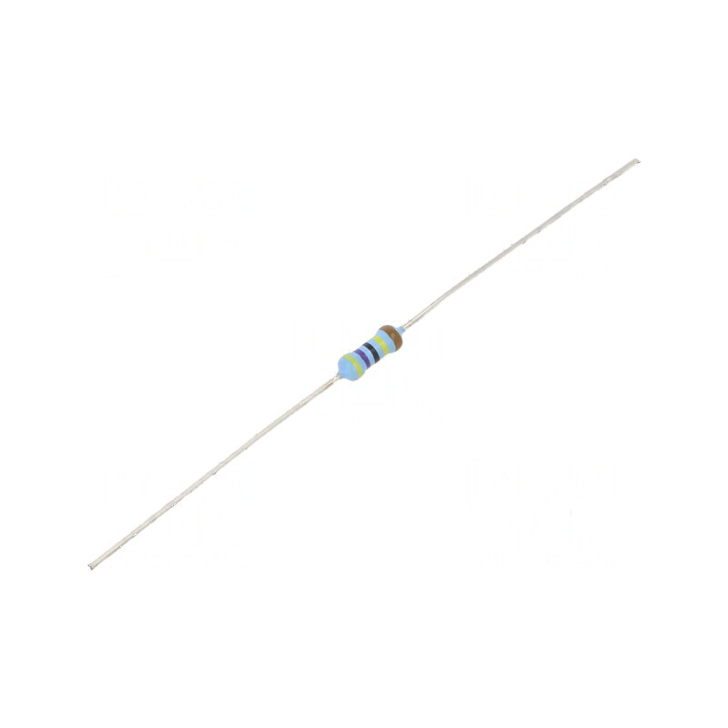 Rezistor thin film THT 4,7MΩ 600mW ±1% Ø2,5x6,5mm 50ppm/°C | Electronic-mag.ro | Componente Electronice Rezistor thin film THT 4,7MΩ 600mW ±1% Ø2,5x6,5mm 50ppm/°C | Electronic-mag.ro | Componente Electronice