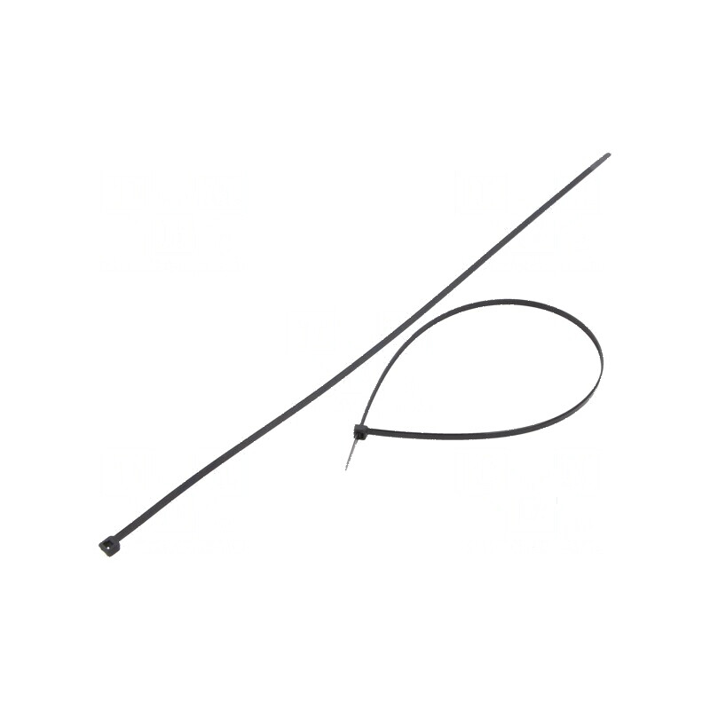 Colier de strângere poliamidă 450mm 4,8mm 222N negru | Electronic-mag.ro | Componente Electronice