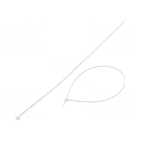 Colier de strângere poliamidă 450mm 4,8mm 222N naturală | Electronic-mag.ro | Componente Electronice