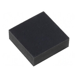 Picioruş autoadeziv negru din gumă 10mm x 10mm x 3,5mm | Electronic-mag.ro | Componente Electronice