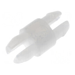 Distanțier PCB poliamidă 3,2mm clichet naturală | Electronic-mag.ro | Componente Electronice