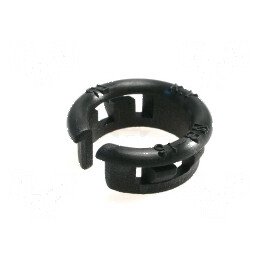 Manșon poliamidă neagră 1,6mm | Electronic-mag.ro | Componente Electronice