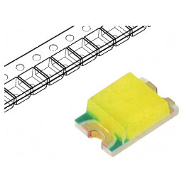 LED SMD 0805 Alb Rece 1000-1400mcd 6500K 120° 20mA | Electronic-mag.ro | Componente Electronice