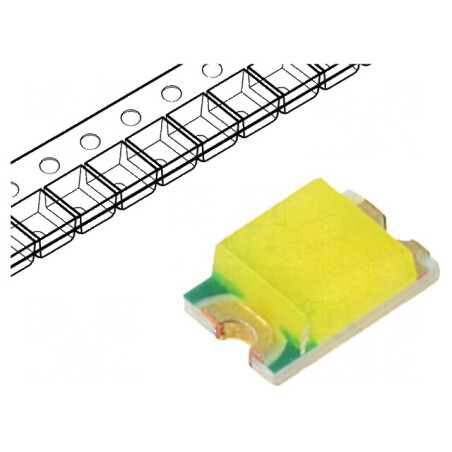 LED SMD 0805 Alb Rece 1000-1400mcd 6500K 120° 20mA | Electronic-mag.ro | Componente Electronice